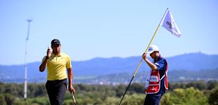 Yurav Premlall sets up birdie at the 12th