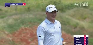 WATCH: Jayden Schaper eagles the fifth in style