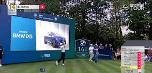 WATCH | Ludvig Åberg closes in on leaders with birdie at 14th