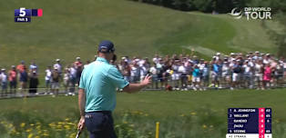 Sepp Straka makes it two birdies in a row to the delight of the home crowds