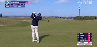 Sepp Straka comes close to albatross at the fifth