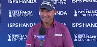 Pádraig Harrington: My short game was sharp but I rode my luck a lot today