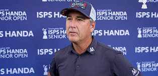 Clark Dennis hoping for some father-son success on both sides of the Atlantic as he plays his way into Senior Open contention