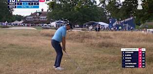 Pádraig Harrington finishes with a birdie to take two-shot lead into final round