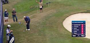 Colin Montgomerie closes out final round with chip-in birdie