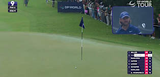 Tommy Fleetwood's amazing approach at the ninth