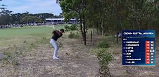 WATCH: Rory McIlroy builds cushion with birdie at 17th in battle to make Melbourne cut