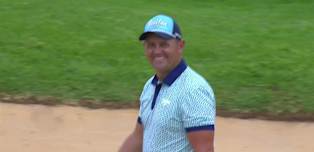 WATCH | Daniel van Tonder holes a bunker shot at the fifth