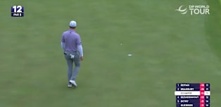 Jayden Schaper delights home fans with birdie at the 12th