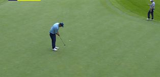 WATCH | JC Ritchie makes monster eagle putt at the eighth