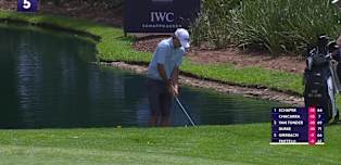 WATCH | 'He's having a paddle' - Olesen down to bare feet in Johannesburg