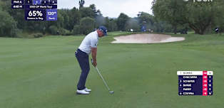 Shaun Norris makes three birdies in a row to co-lead