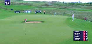 WATCH: Herman Loubser plays brilliant flop shot over bunker