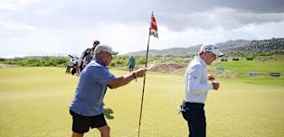 WATCH: Jayden Schaper wins play-off with chip-in eagle