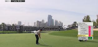 Viktor Hovland hits great approach into the ninth