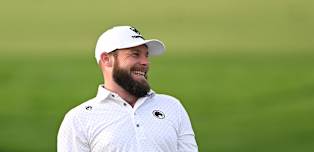 WATCH: Tyrrell Hatton holes out for eagle at the 17th