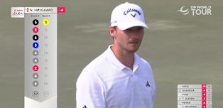 Nicolai Højgaard eagles the tenth