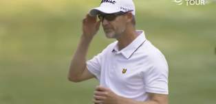 Niklas Lemke closes out first round with eagle to card 62