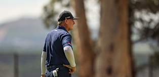 WATCH: Ernie Els eagles fifth after towering draw 
