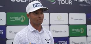 Johannes Veerman: I'm very happy with my round today