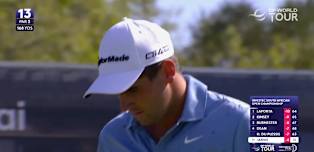 Casey Jarvis almost aces the 13th hole