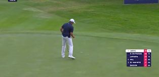 Casey Jarvis moves ahead with birdie at the 17th