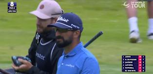 Francesco Laporta hits one in close at the eighth