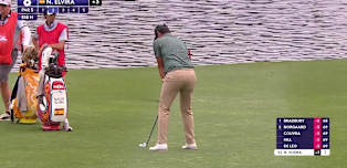 WATCH: Nacho Elvira eagles fifth after exceptional approach 