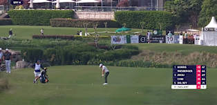 WATCH | Tom Vaillant lips out for ALBATROSS on the tenth