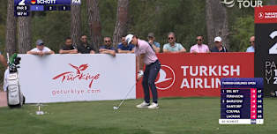 Freddy Schott fires dart at par-three second to set up birdie