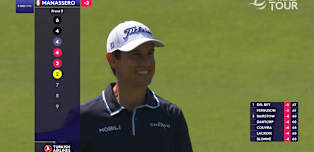 WATCH: Matteo Manassero holes out for eagle