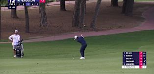 WATCH: Ewen Ferguson uses the contours of the green at the 12th