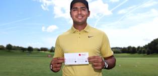 Yurav Premlall scoops $50,000 prize for Course Record presented by Nexo