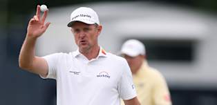 Stunning eagle keeps Justin Rose's hopes alive at Aronimink