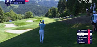 Calum Hill birdies eighth to continue fine front nine