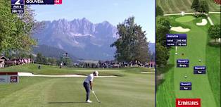 Ricardo Gouveia birdies the second to tie the lead
