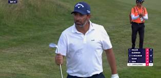 WATCH | Pablo Larrazábal chips in at the second