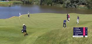 WATCH | Amateur Scott Woltering holes monster from off the green