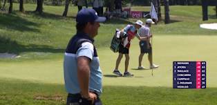 WATCH | Patrick Reed hits the pin at the first