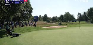WATCH: Jayden Schaper makes chip-in birdie at the 17th in first-round 64