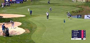 WATCH: Marcel Siem chips in for birdie to delight of home crowds