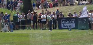 WATCH: Brad Dalke throws dart at par-three second