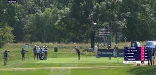 WATCH: Andy Sullivan hits 'spectacular' tee shot at eighth