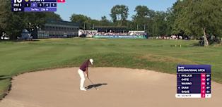 WATCH: Freddy Schott eagles 18th to make cut on home soil