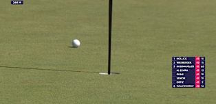 Bernd Wiesberger sets up birdie to join the lead