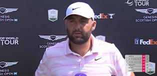 Scottie Scheffler: I didn't hit it close enough to give myself looks, that's how you shoot over par