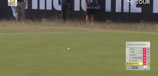 WATCH: Robert MacIntyre holes huge putt at the 15th