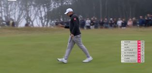 WATCH | Matt Fitzpatrick takes the lead with a double-breaker on the sixth