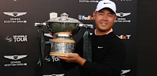 Tom Kim wins first Rolex Series title in stunning style at Genesis Scottish Open