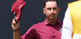 Lucas Herbert leads Open after matching men’s major record at Royal Birkdale
